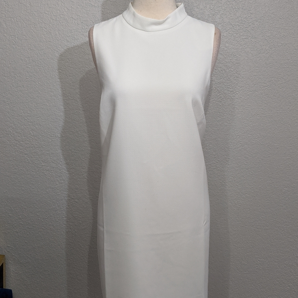 Classy white dress - Last Chance